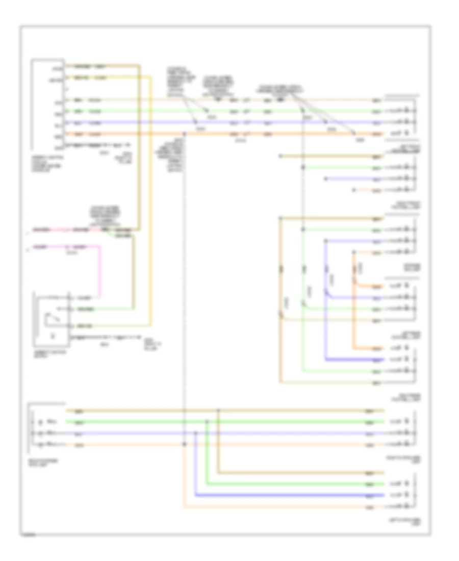 Электросхема подсветки, кроме гибрида (2 из 2) для Ford Escape Limited 2012