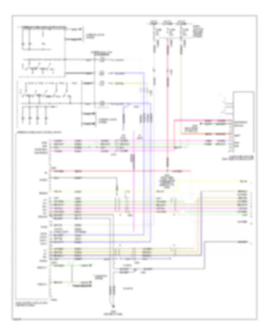 Электрсхема магнитолы. Премиум комплектация., Кроме Гибрида С Навигация (1 из 2) для Ford Escape Limited 2012