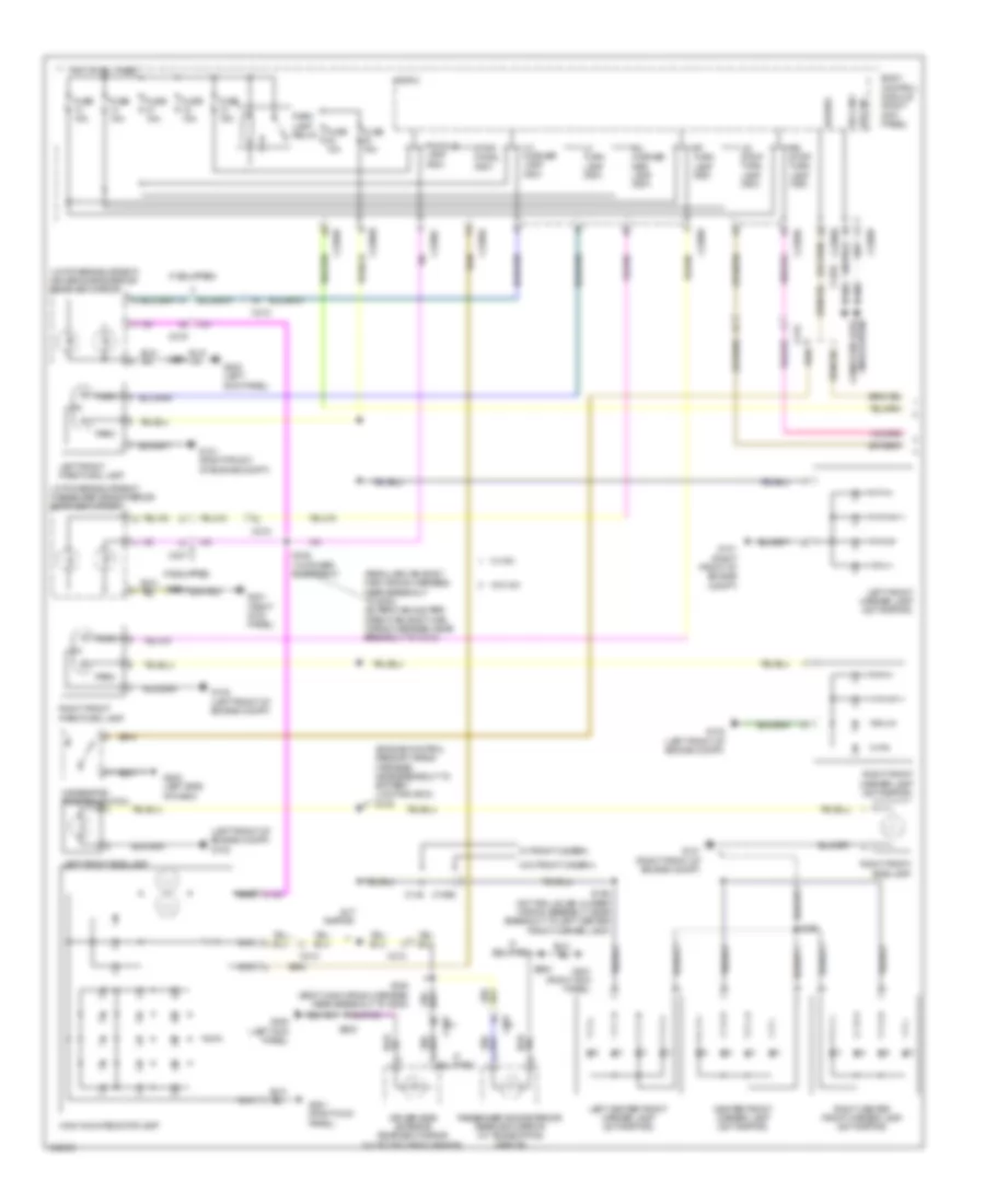 Электросхема внешнего освещения (1 из 2) для Ford F-150 King Ranch 2014