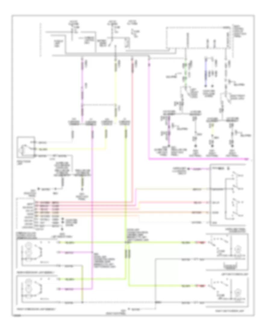 Электросхема подсветки (1 из 2) для Ford F-150 King Ranch 2014