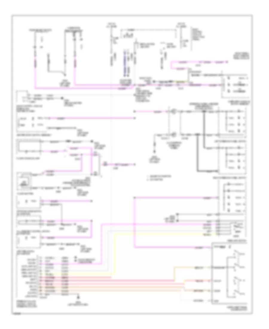 Электросхема подсветки приборов для Ford F-150 King Ranch 2014