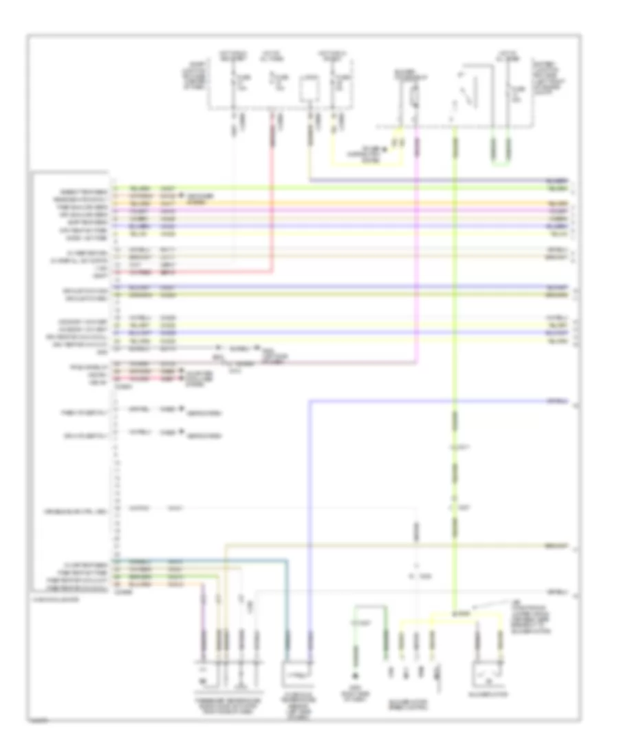 Электросхема кондиционера, Кроме Гибрида (1 из 3) для Ford Escape XLS 2012