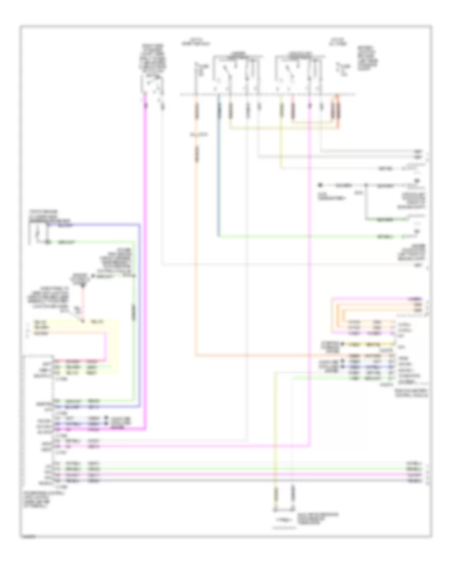 Электросхема кондиционера, Гибрид (3 из 4) для Ford Escape XLS 2012