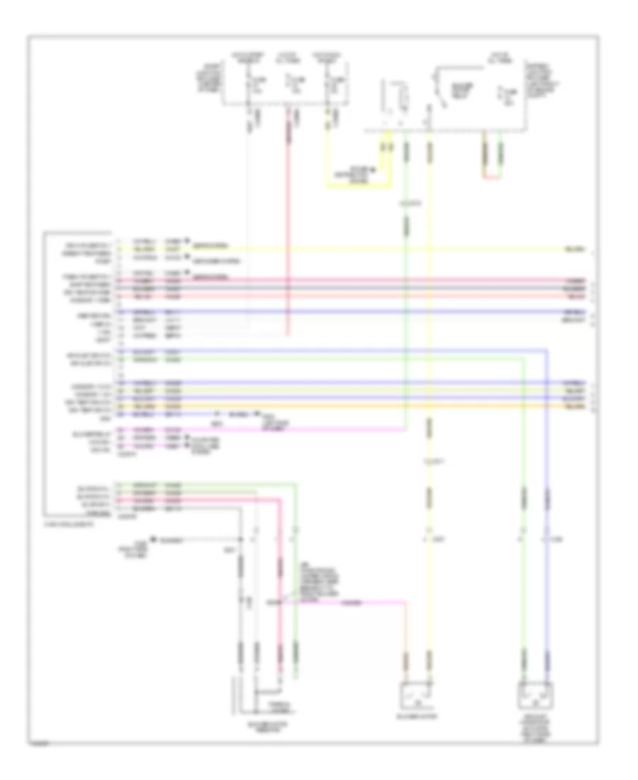 Электросхема кондиционера с ручный управлением (1 из 3) для Ford Escape XLS 2012
