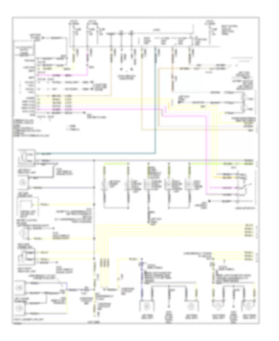 Электросхема внешнего освещения (1 из 2) для Ford F-250 Super Duty Lariat 2013