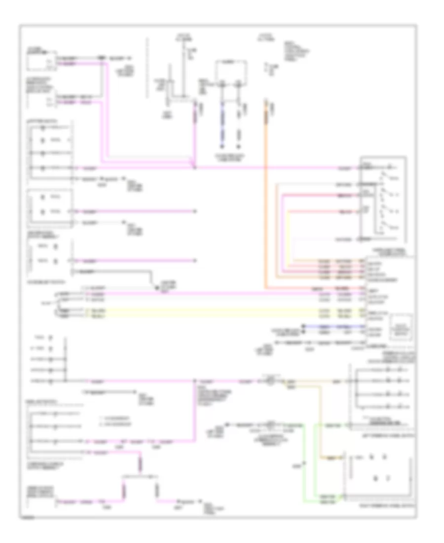 Электросхема подсветки приборов для Ford F-250 Super Duty Lariat 2013