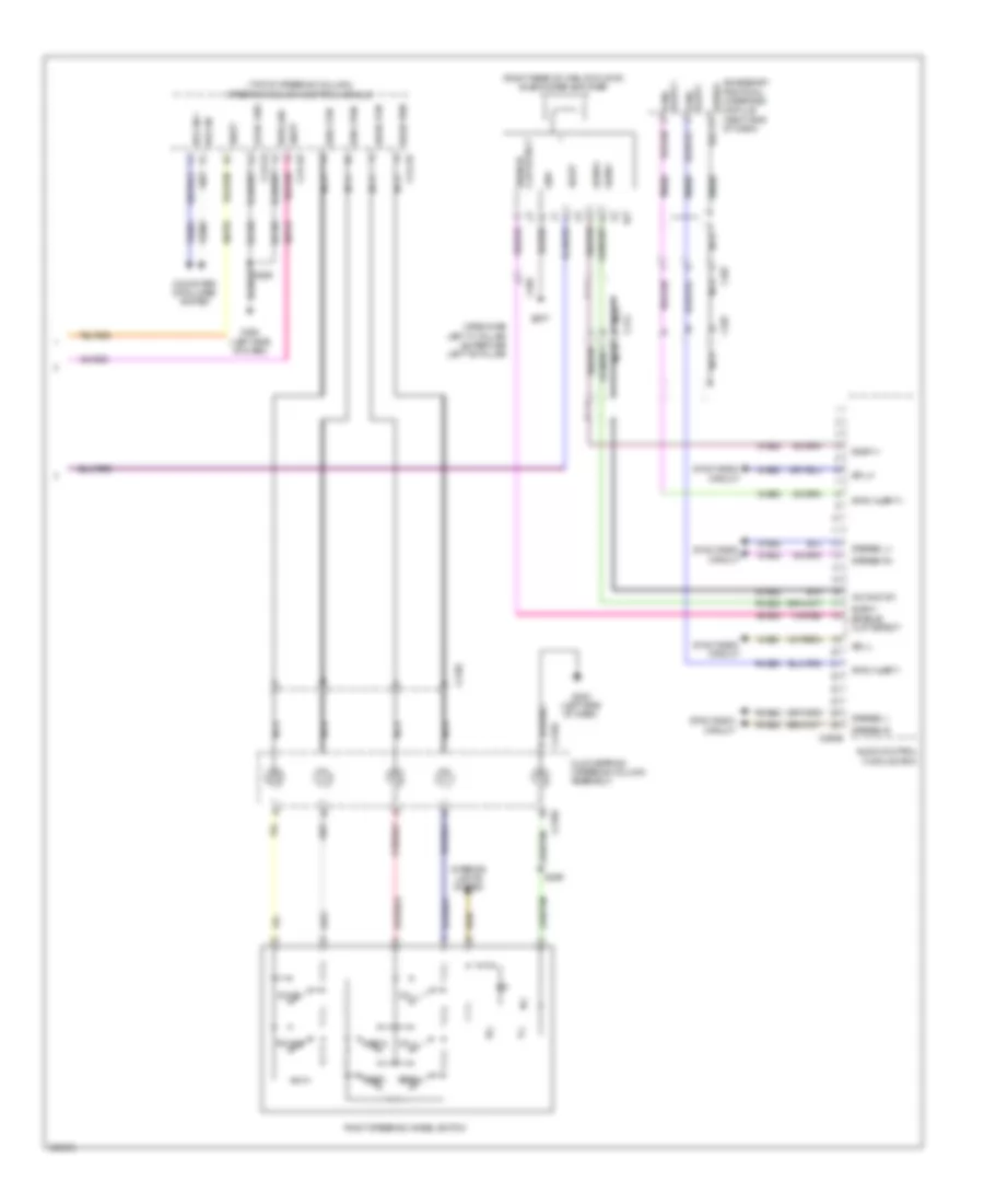 Электросхема навигации GPS, без Sony (2 из 2) для Ford F-250 Super Duty Lariat 2013