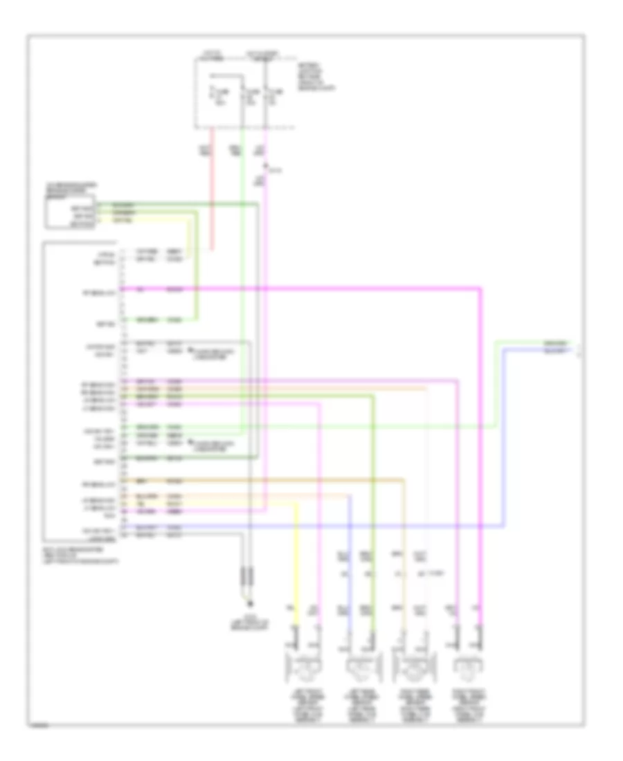 Электросхема антиблокировочной тормозной системы АБС (ABS) (1 из 2) для Ford F-150 Limited 2014