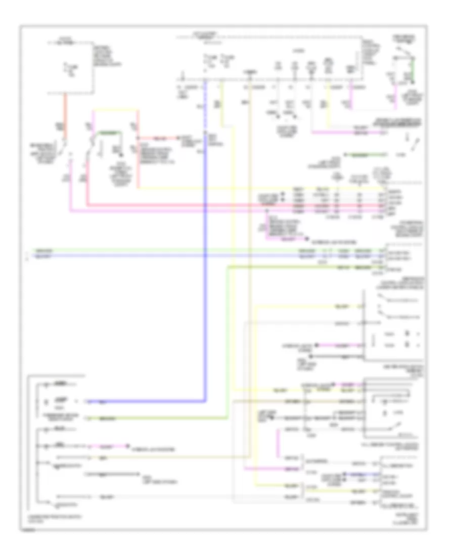 Электросхема антиблокировочной тормозной системы АБС (ABS) (2 из 2) для Ford F-150 Limited 2014