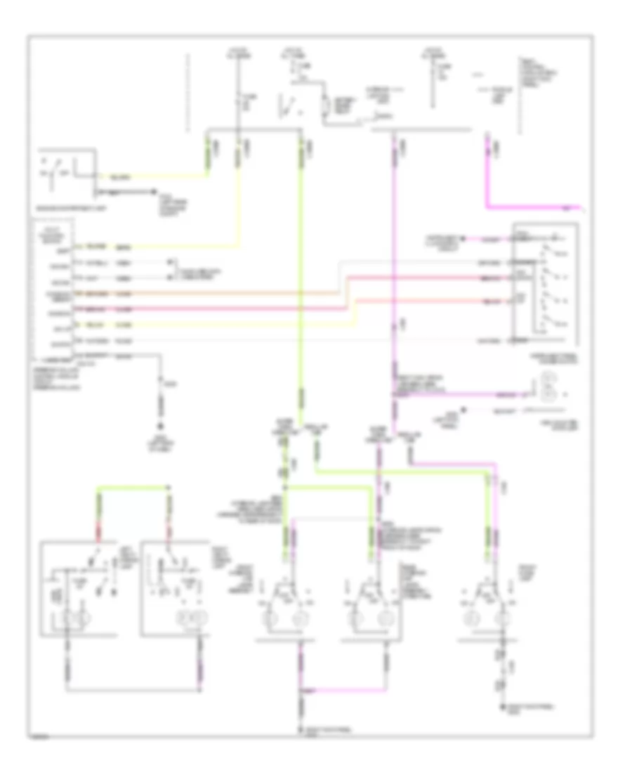 Электросхема подсветки (1 из 2) для Ford F-250 Super Duty Platinum 2013