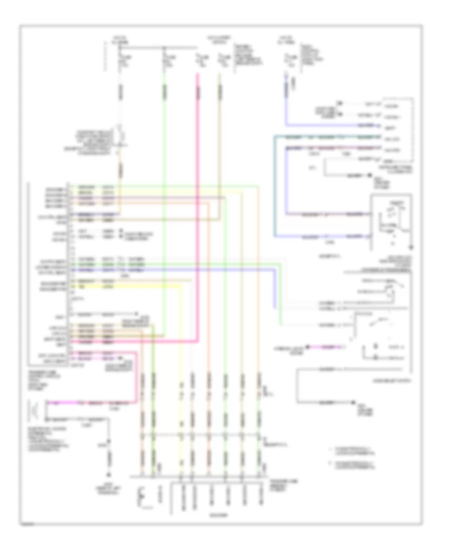 6.2L комбинированное топливо, Электросхема Полного привода 4WD для Ford F-250 Super Duty XL 2013