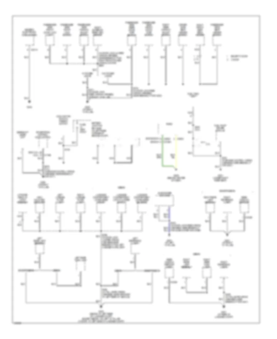 Электросхема подключение массы заземления (3 из 3) для Ford Focus ZX5 2004