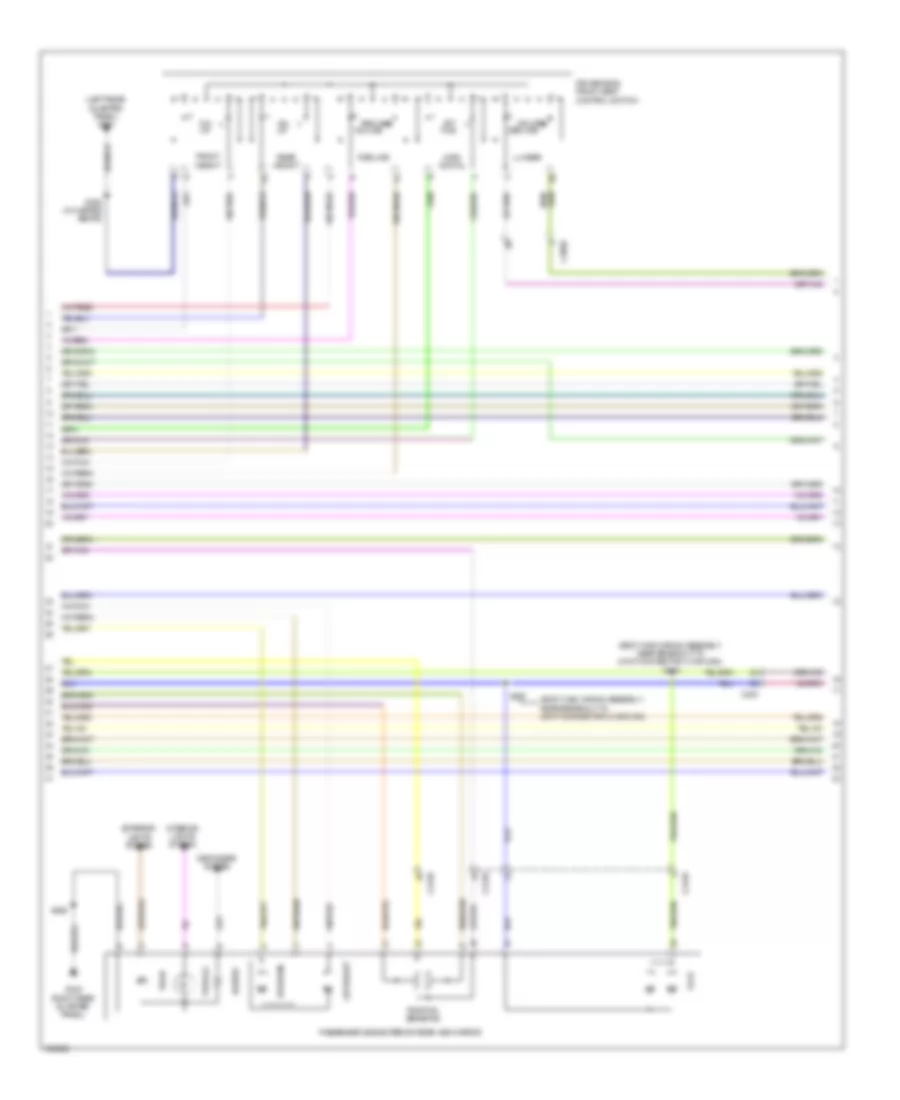 Электросхема системы памяти (2 из 3) для Ford Explorer Limited 2012