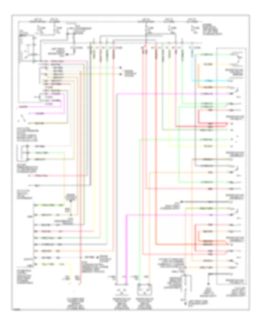 Automatic A C Wiring Diagram 2 of 2 for Ford Freestar 2004