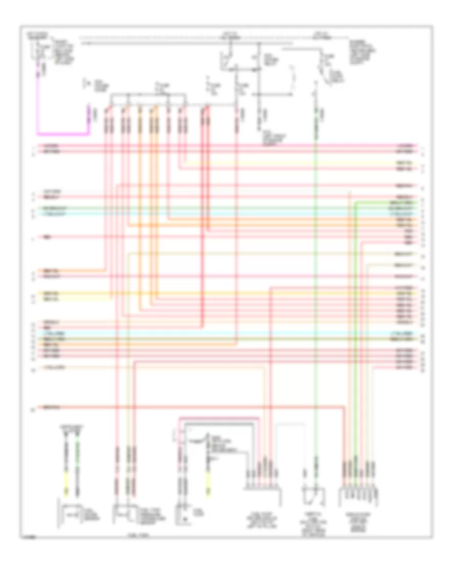 3.9L, Engine Performance Wiring Diagram (2 of 4) for Ford Freestar 2004