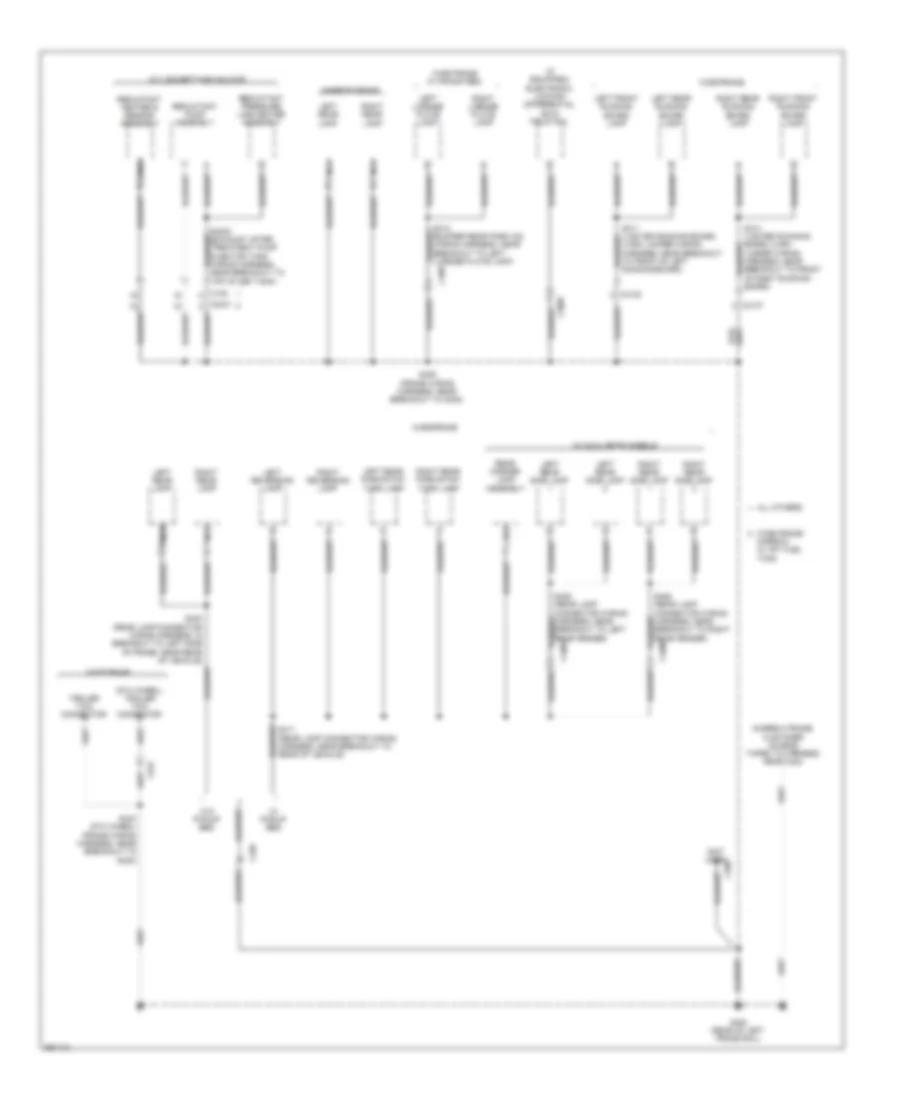 Ground Distribution Wiring Diagram (4 of 5) for Ford F-350 Super Duty Lariat 2013