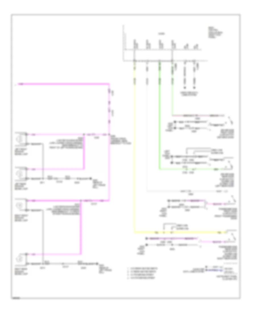 Courtesy Lamps Wiring Diagram 2 of 2 for Ford F 350 Super Duty Lariat 2013