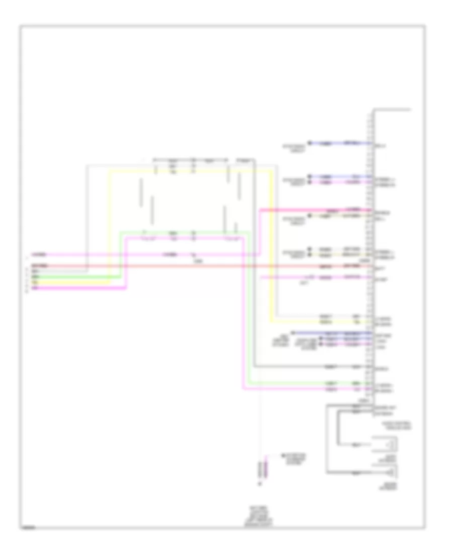 Navigation Wiring Diagram, with Sony (3 of 3) for Ford F-350 Super Duty Lariat 2013