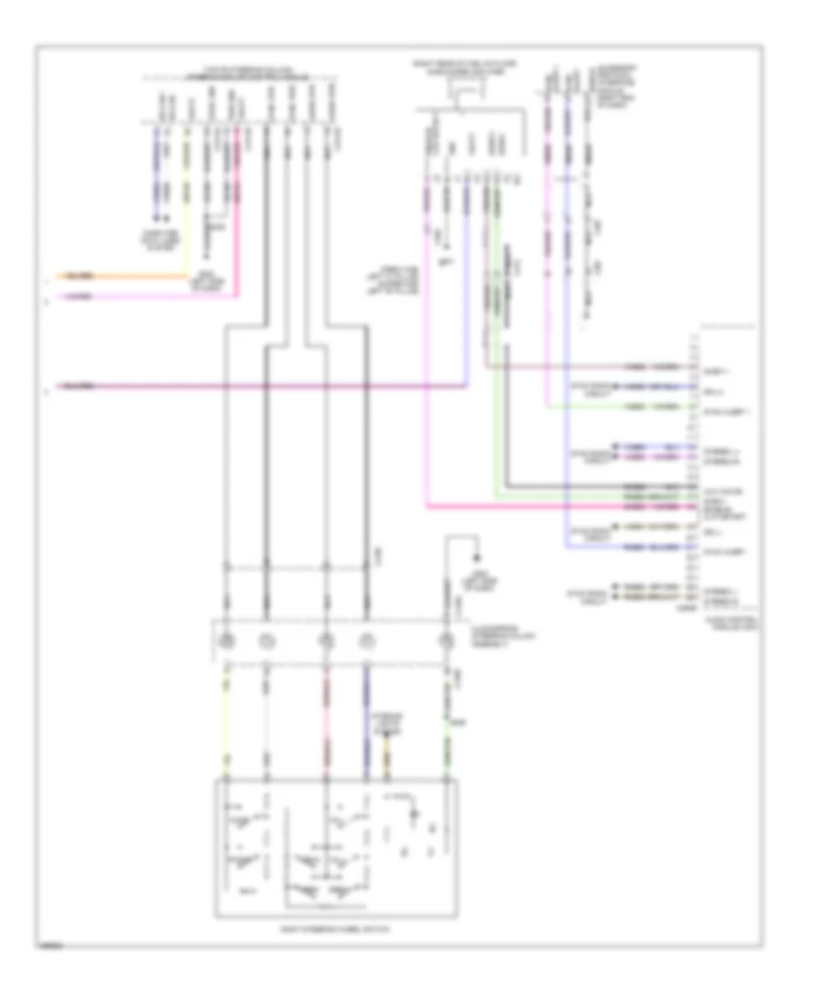 Navigation Wiring Diagram, without Sony (2 of 2) for Ford F-350 Super Duty Lariat 2013