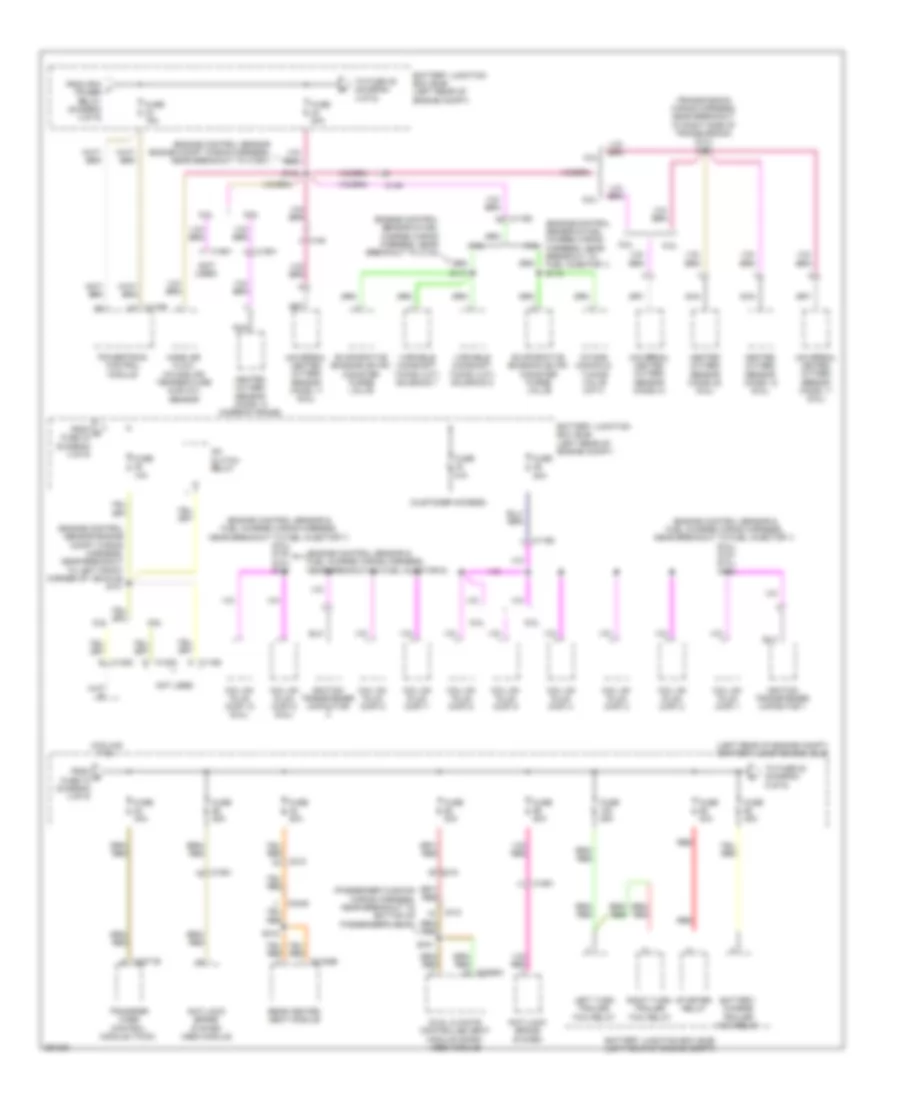 Power Distribution Wiring Diagram (4 of 9) for Ford F-350 Super Duty Lariat 2013