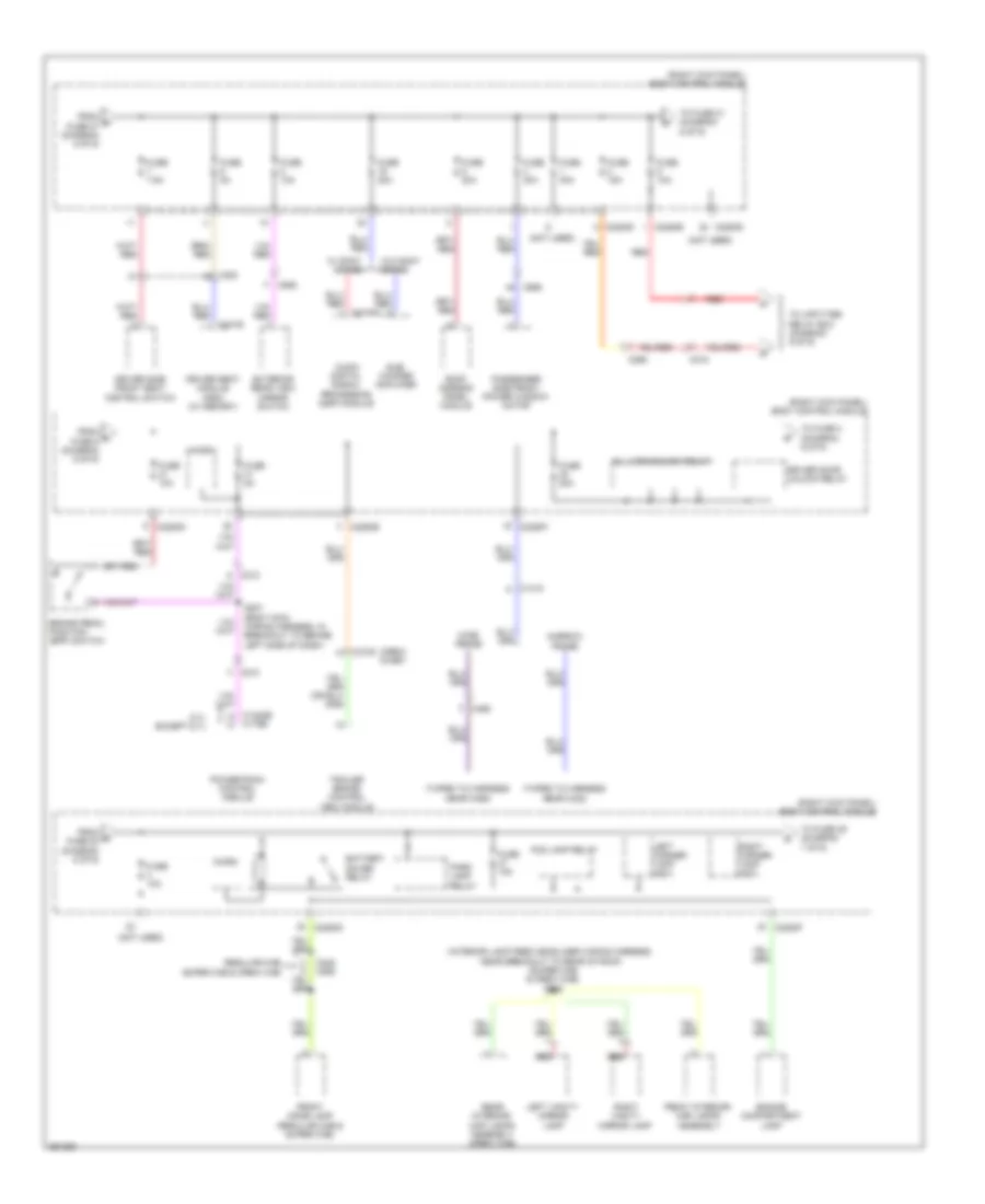Power Distribution Wiring Diagram (6 of 9) for Ford F-350 Super Duty Lariat 2013
