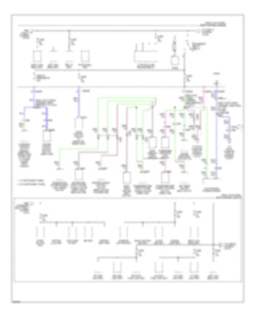 Power Distribution Wiring Diagram (7 of 9) for Ford F-350 Super Duty Lariat 2013