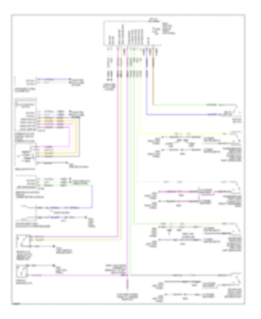 Chime Wiring Diagram for Ford F 350 Super Duty Lariat 2013