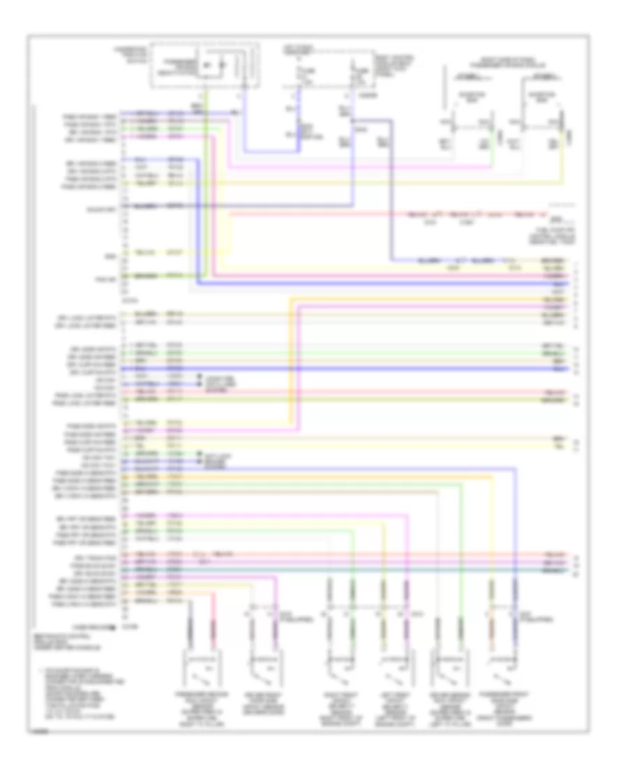 Supplemental Restraints Wiring Diagram 1 of 2 for Ford F 150 XL 2014