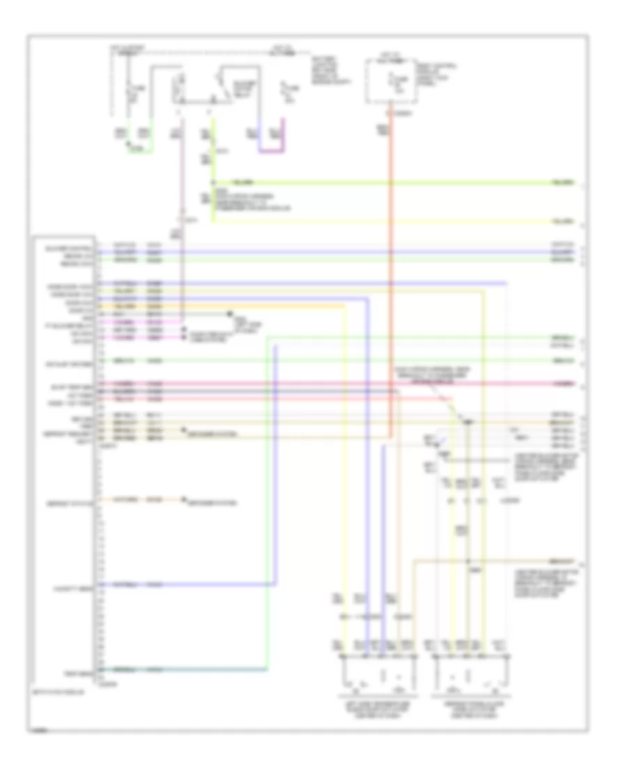 Manual AC Wiring Diagram, Except Base (1 of 3) for Ford F-150 XL 2014