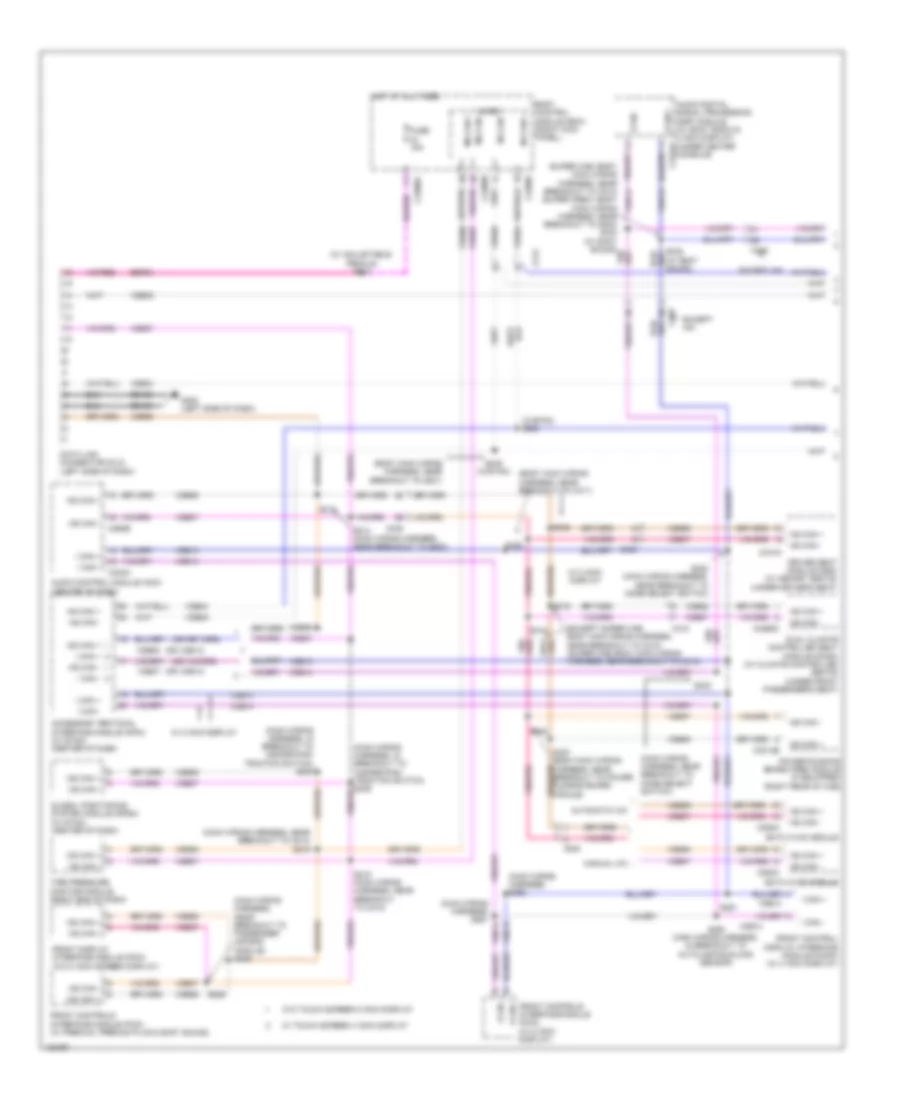 Computer Data Lines Wiring Diagram 1 of 2 for Ford F 150 XL 2014