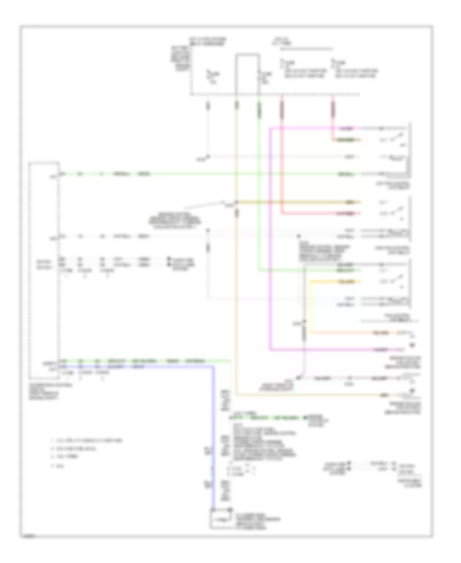 Cooling Fan Wiring Diagram for Ford F-150 XL 2014