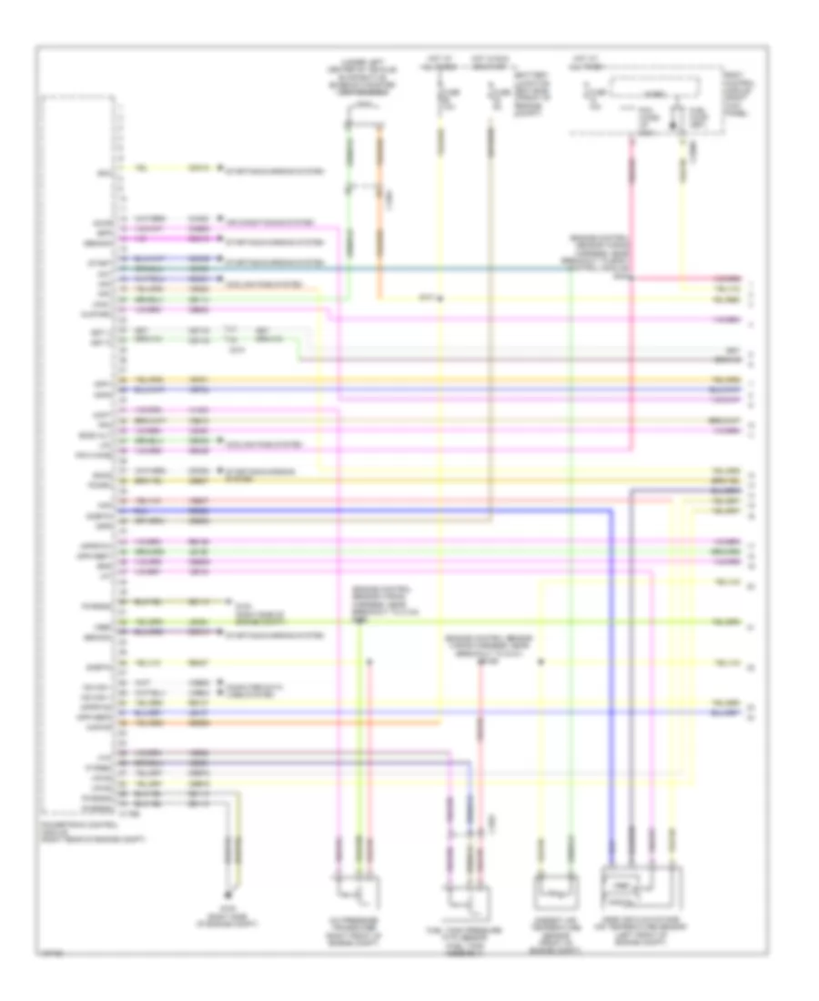 3.7L CNG, Engine Performance Wiring Diagram (1 of 6) for Ford F-150 XL 2014
