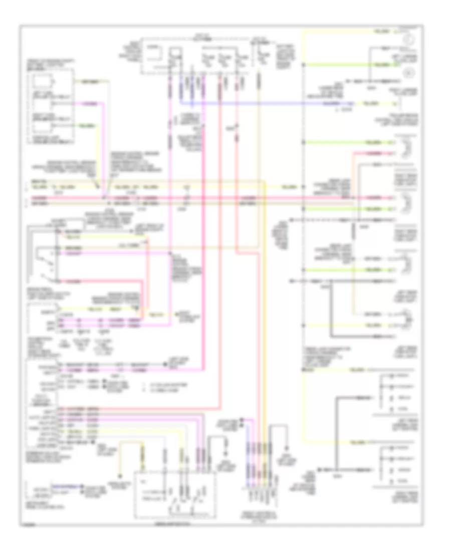 Exterior Lamps Wiring Diagram 2 of 2 for Ford F 150 XL 2014