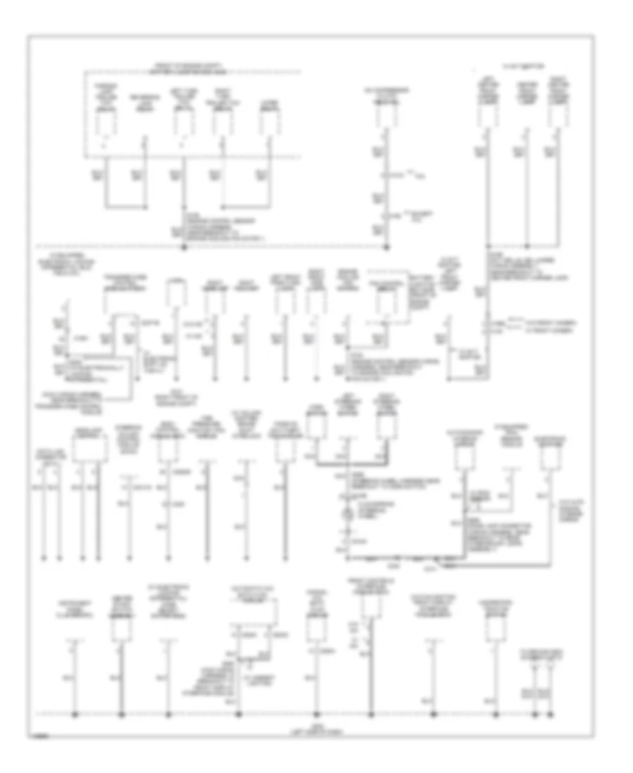 Ground Distribution Wiring Diagram 2 of 5 for Ford F 150 XL 2014