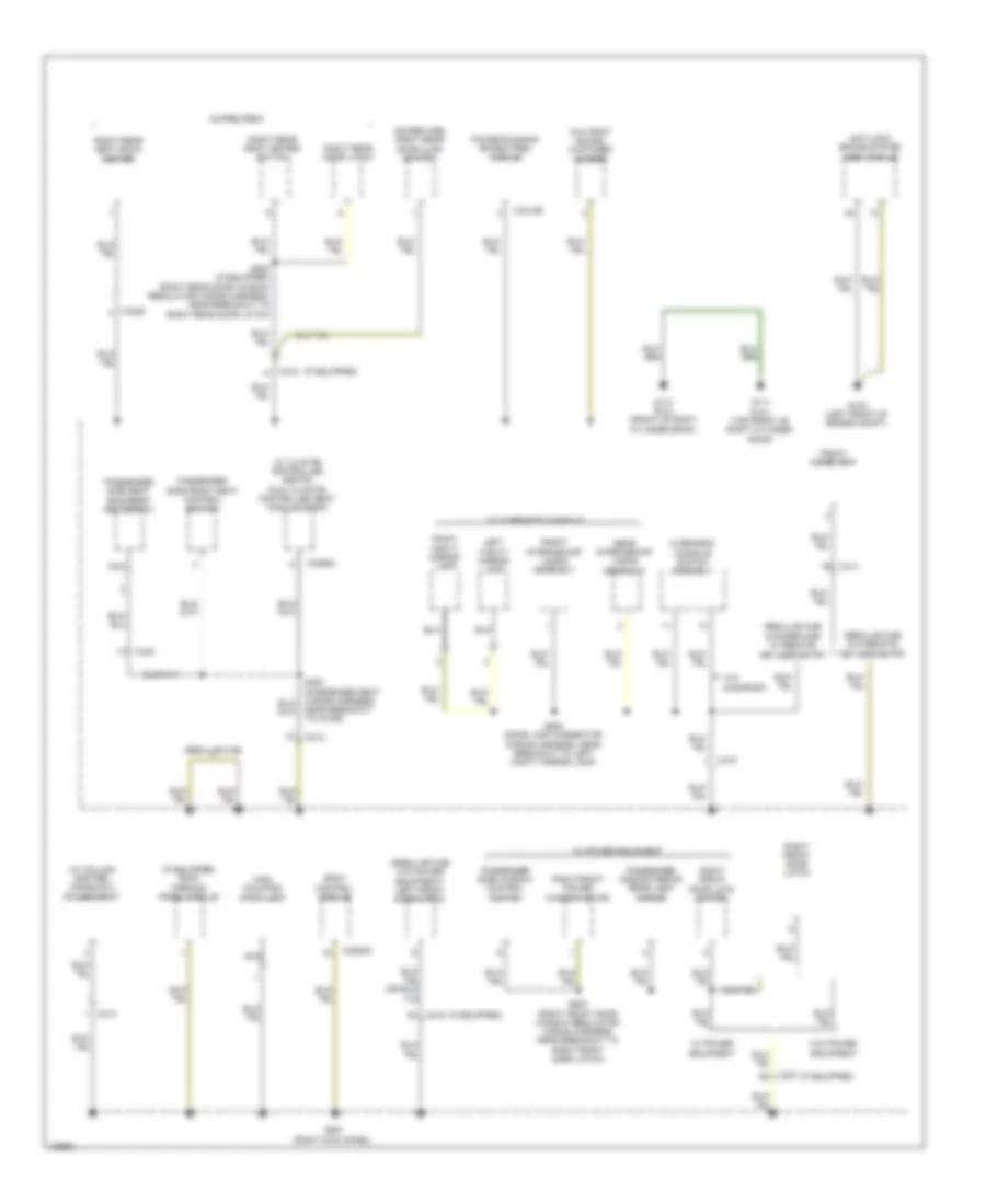 Ground Distribution Wiring Diagram 4 of 5 for Ford F 150 XL 2014