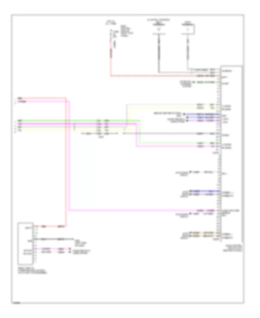 Navigation Wiring Diagram, with Sony (3 of 3) for Ford F-150 XL 2014