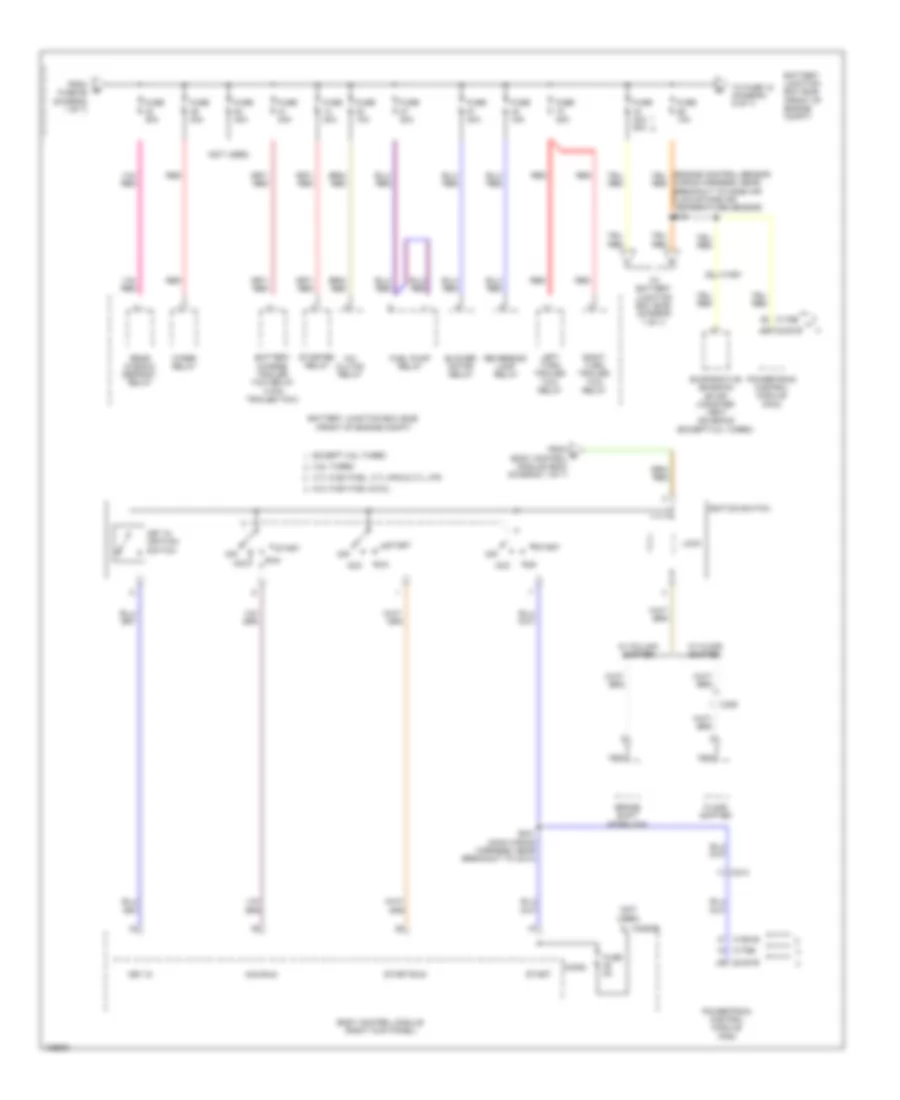 Power Distribution Wiring Diagram (2 of 7) for Ford F-150 XL 2014