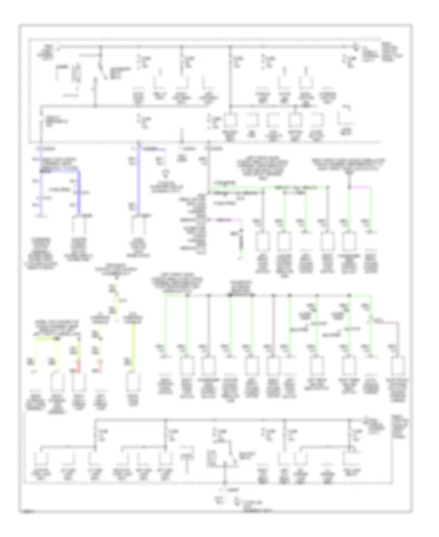 Power Distribution Wiring Diagram (4 of 7) for Ford F-150 XL 2014