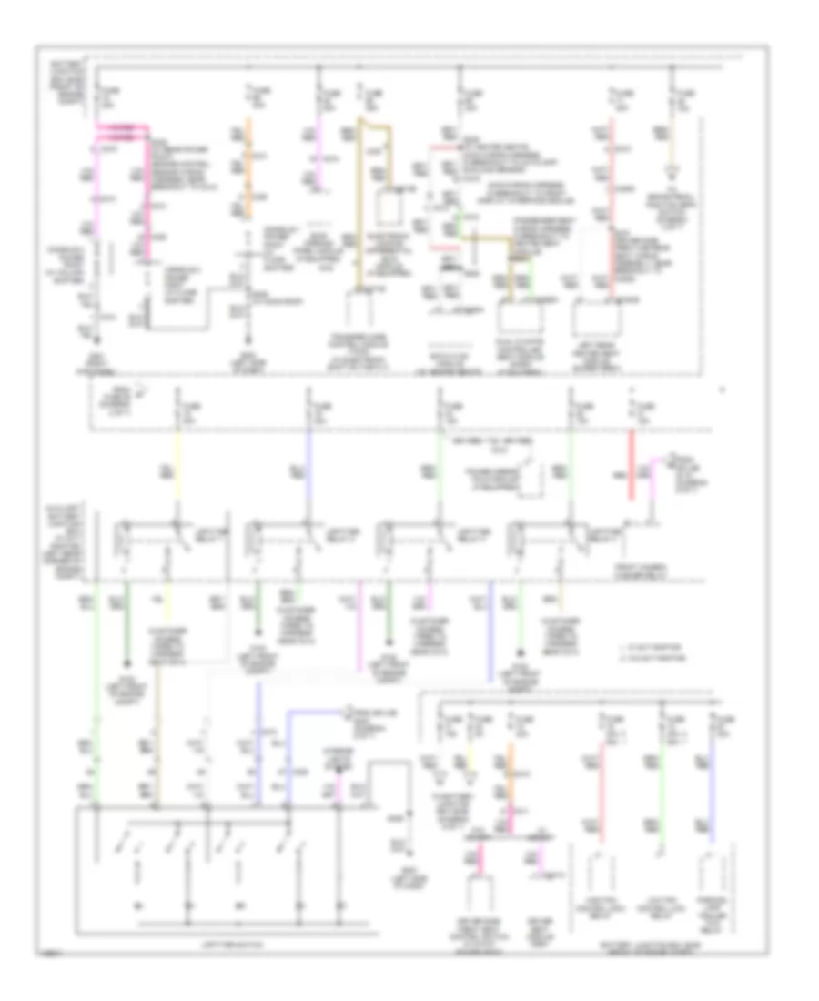 Power Distribution Wiring Diagram (5 of 7) for Ford F-150 XL 2014