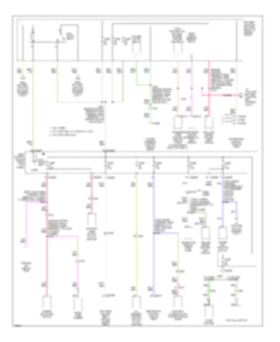 Power Distribution Wiring Diagram (6 of 7) for Ford F-150 XL 2014