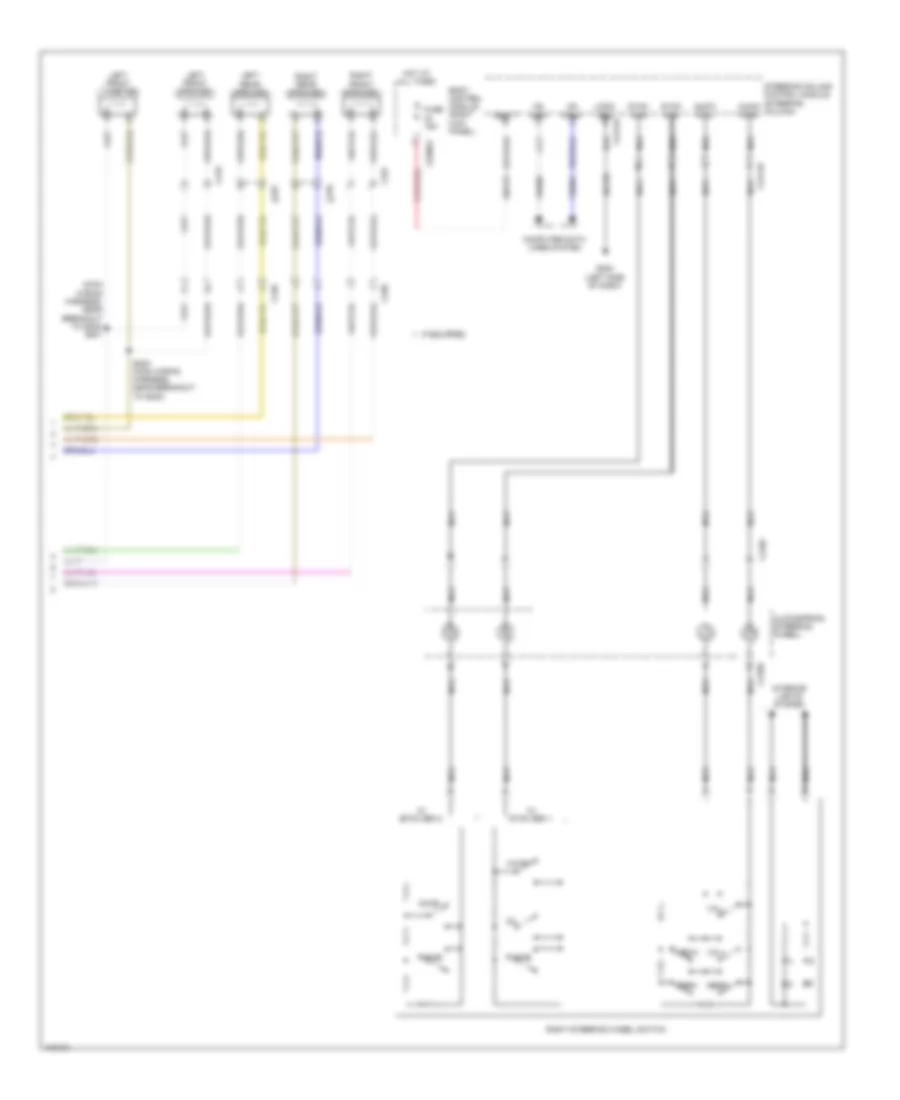 Radio Wiring Diagram, without Sony  with Premium, Premium Plus (2 of 2) for Ford F-150 XL 2014