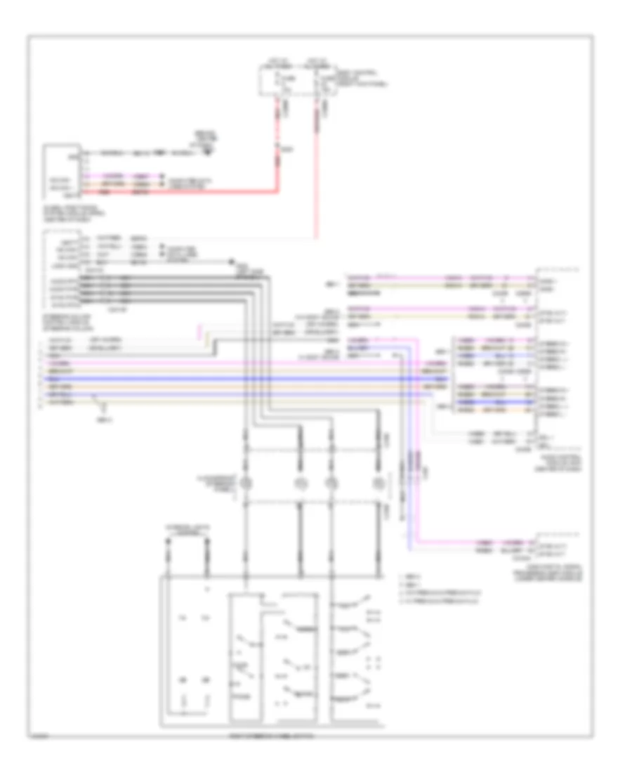 SYNC Radio Wiring Diagram (2 of 2) for Ford F-150 XL 2014