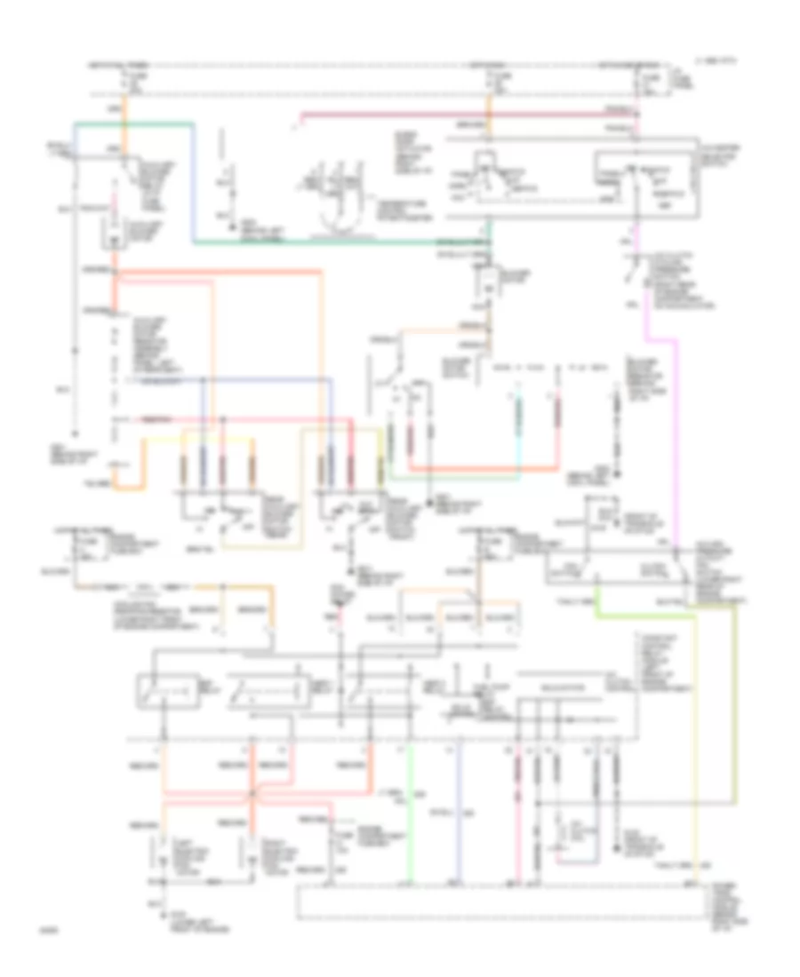 AC Wiring Diagram for Ford Windstar LX 1995