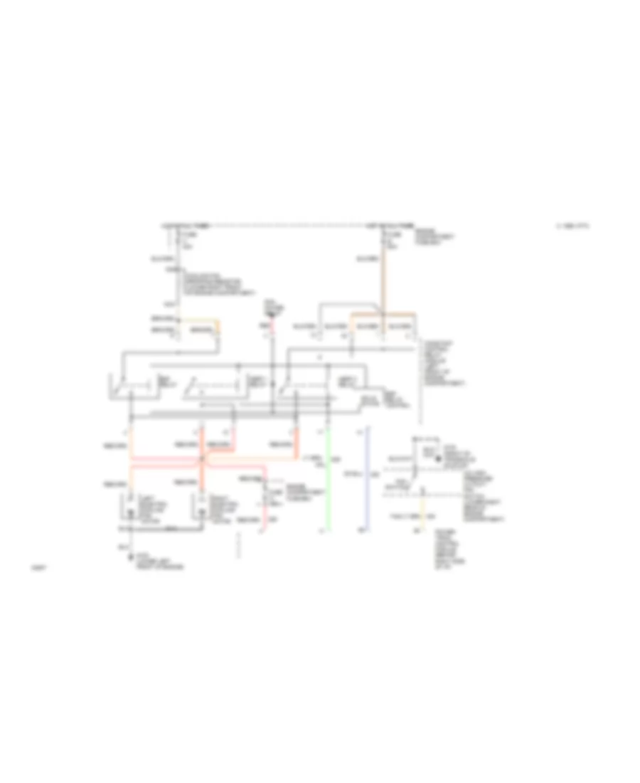 Cooling Fan Wiring Diagram for Ford Windstar LX 1995