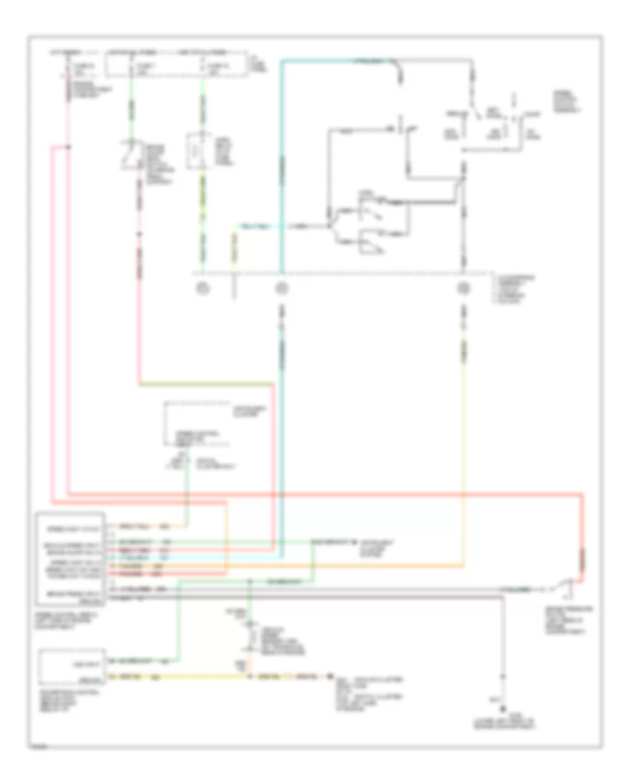 Cruise Control Wiring Diagram for Ford Windstar LX 1995