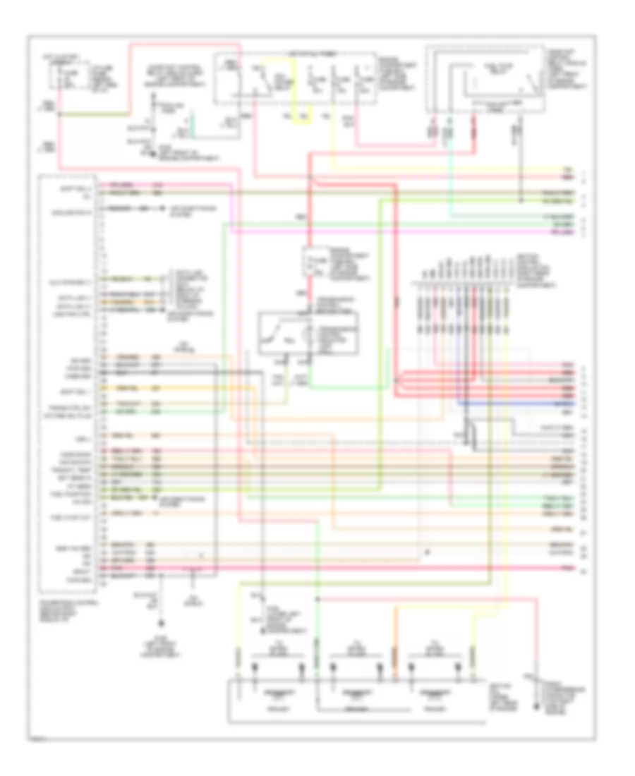 3 0L Engine Performance Wiring Diagrams 1 of 4 for Ford Windstar LX 1995