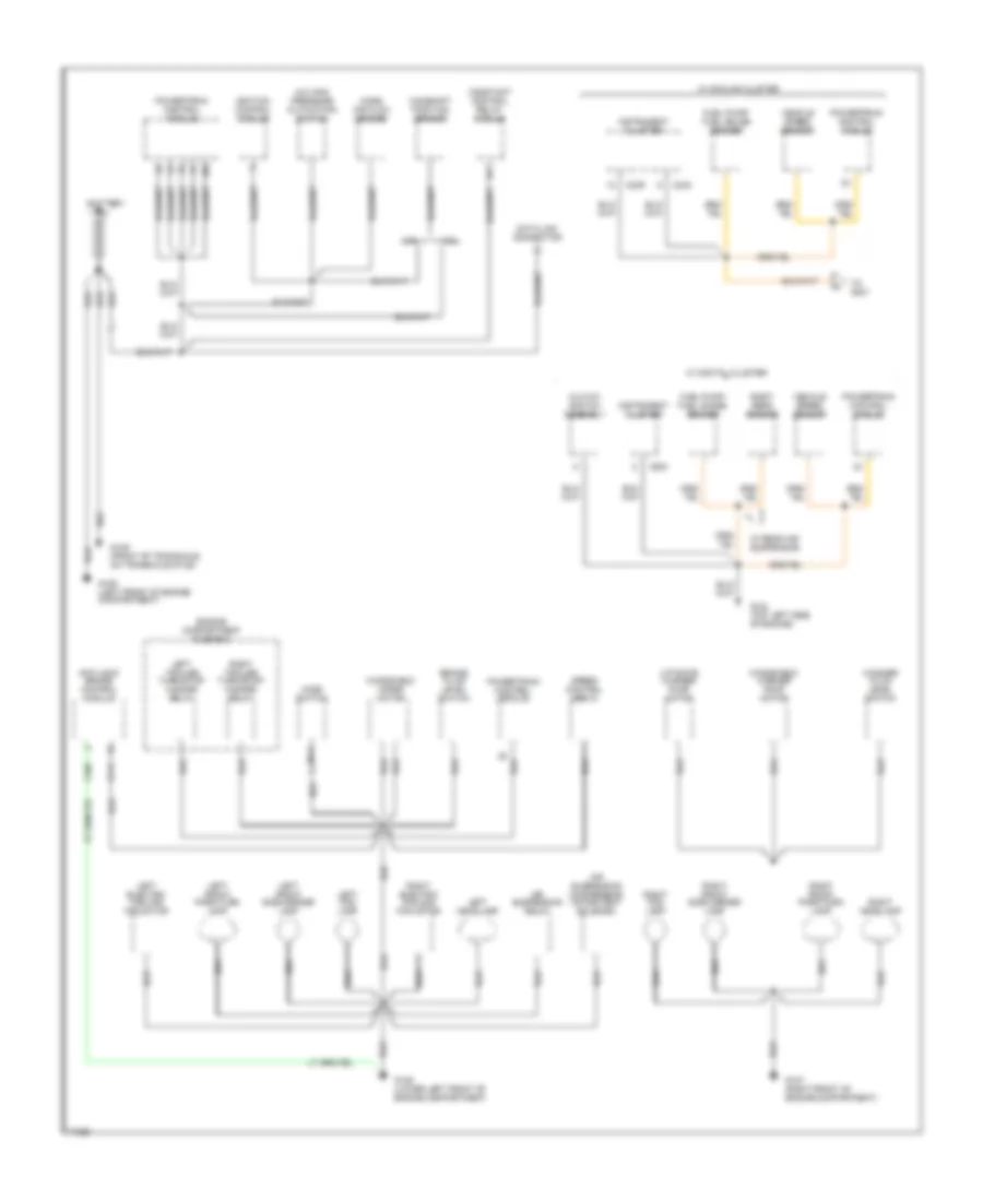 Ground Distribution Wiring Diagram 1 of 4 for Ford Windstar LX 1995