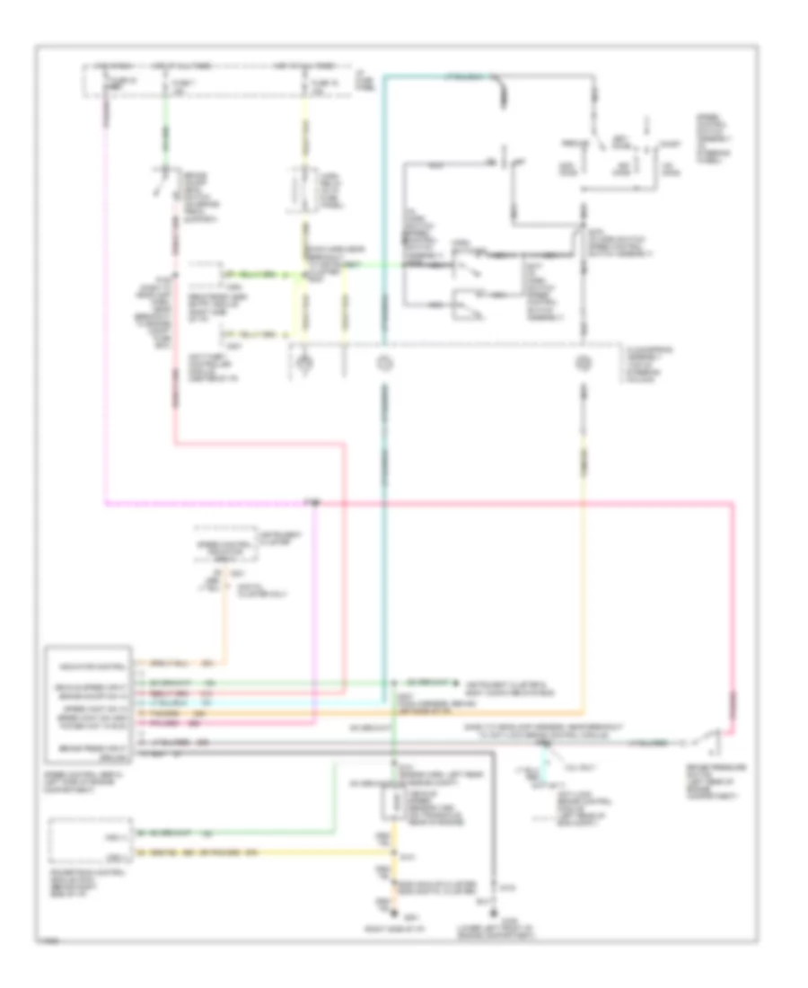Cruise Control Wiring Diagram for Ford Windstar GL 1997