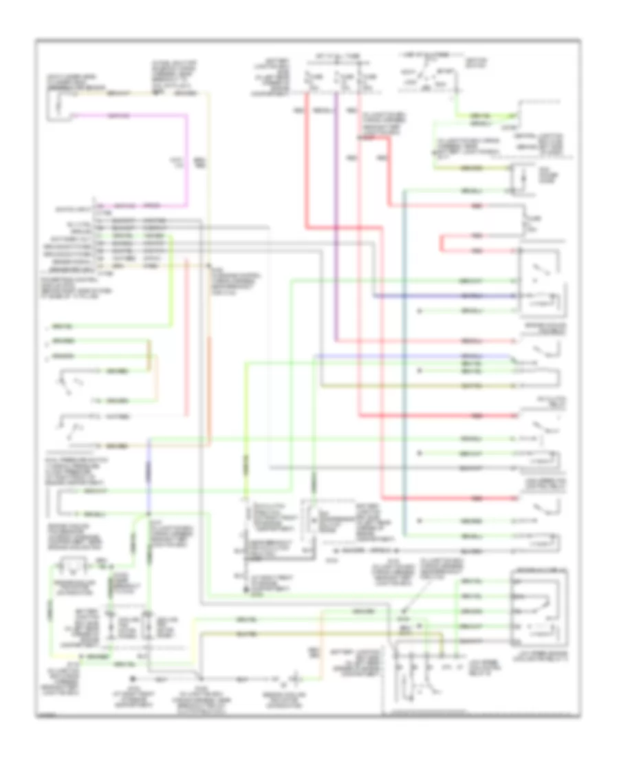 Manual A C Wiring Diagram 2 of 2 for Ford Focus ZX5 S 2005
