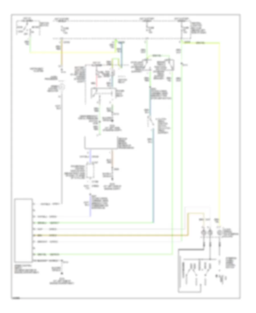 Cruise Control Wiring Diagram M T for Ford Focus ZX5 S 2005
